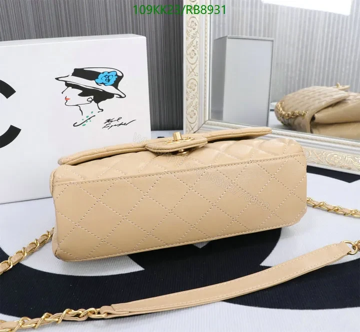 View 8 of Chanel Quilted Medium Black Double Flap Bag RB8931