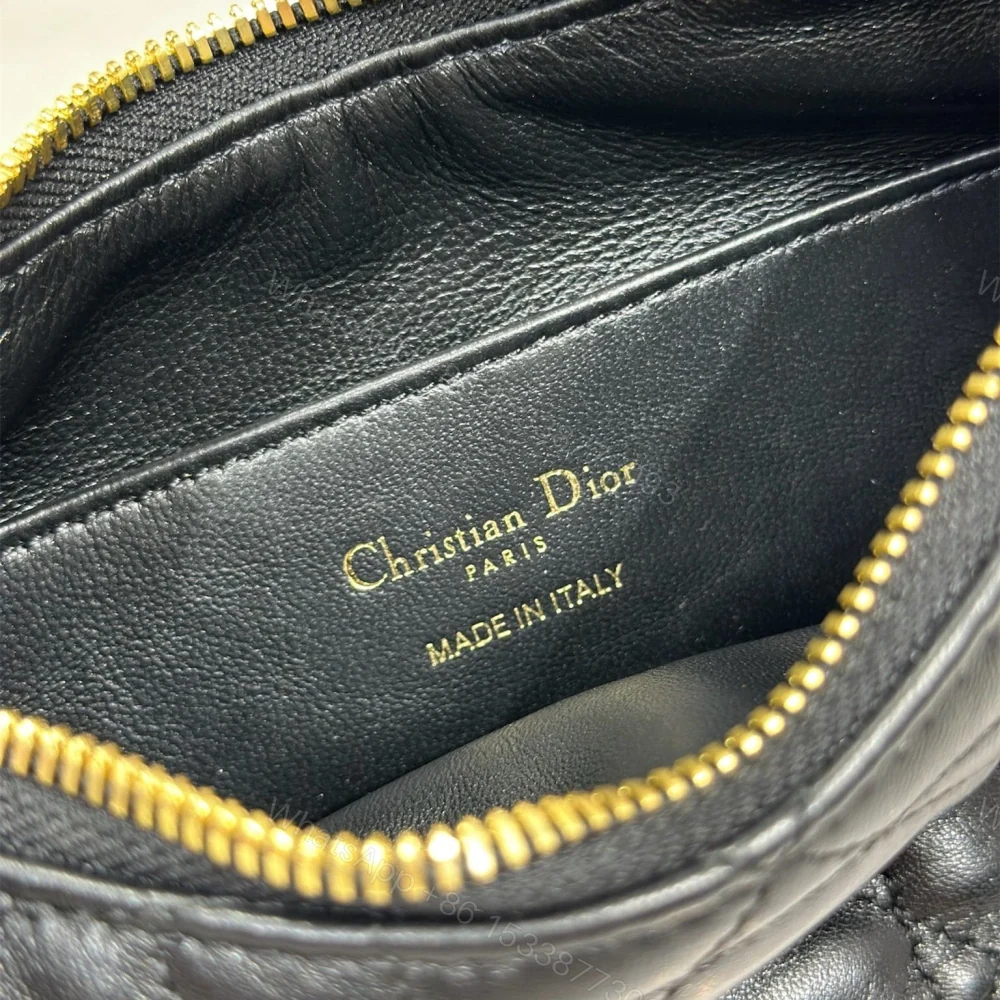 View 8 of 高仿Dior*MissCaro系列S5253M900小羊皮手提包Mini黑色免檢版