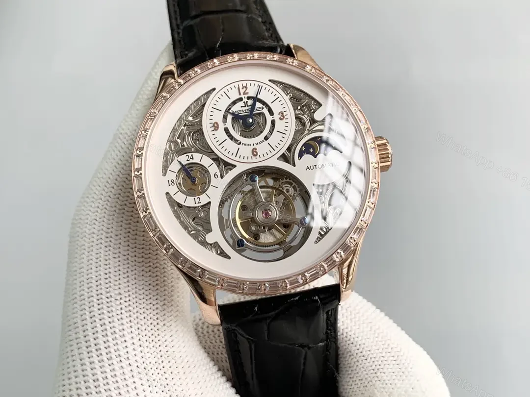 View 2 of Fake Cronus Art Universe Tourbillon Premium Leather Strap 42MM CM015-010