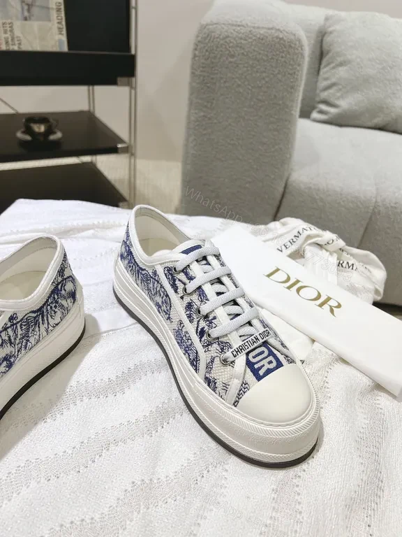 View 8 of Patterned Texture High-Tops with Dior Branding Sneaker