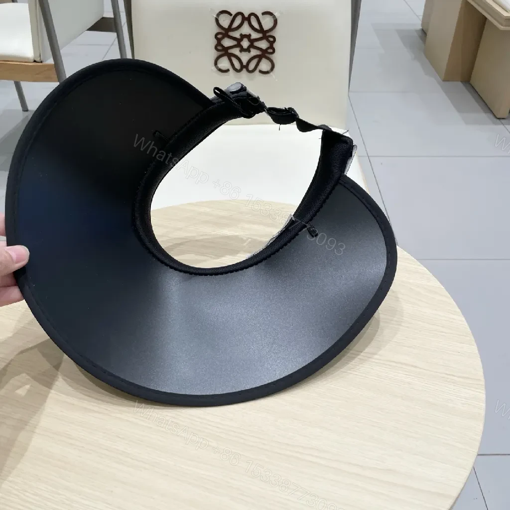 View 6 of Structured Shield Sun Visor: Black, Textile Band, Deluxe Style, Adjustable Fit, Visor
