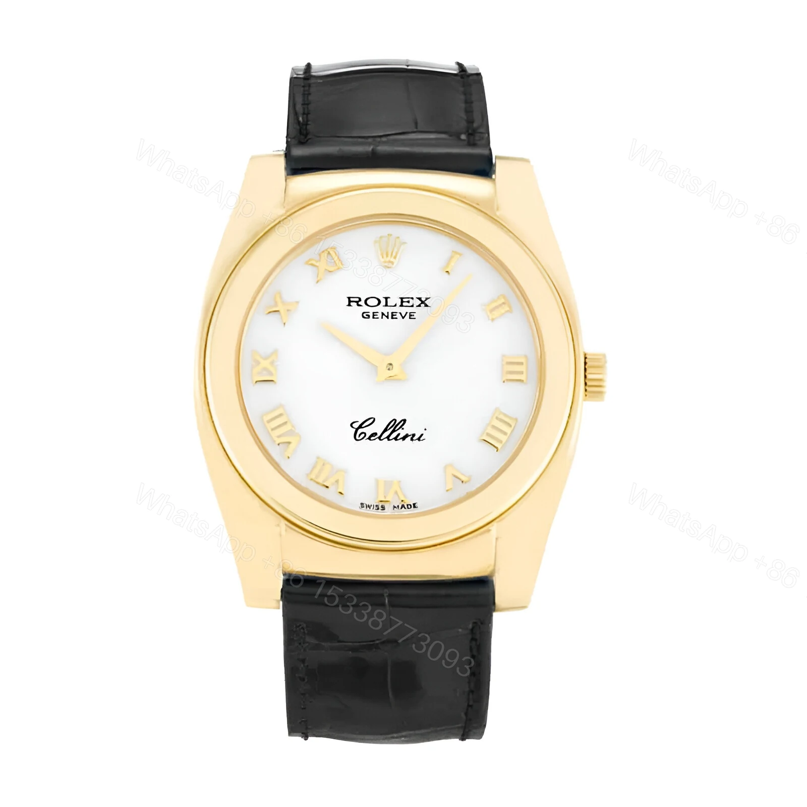 Rolex Cellini Geneve Yellow Gold White 5320/8 Replica — view 1