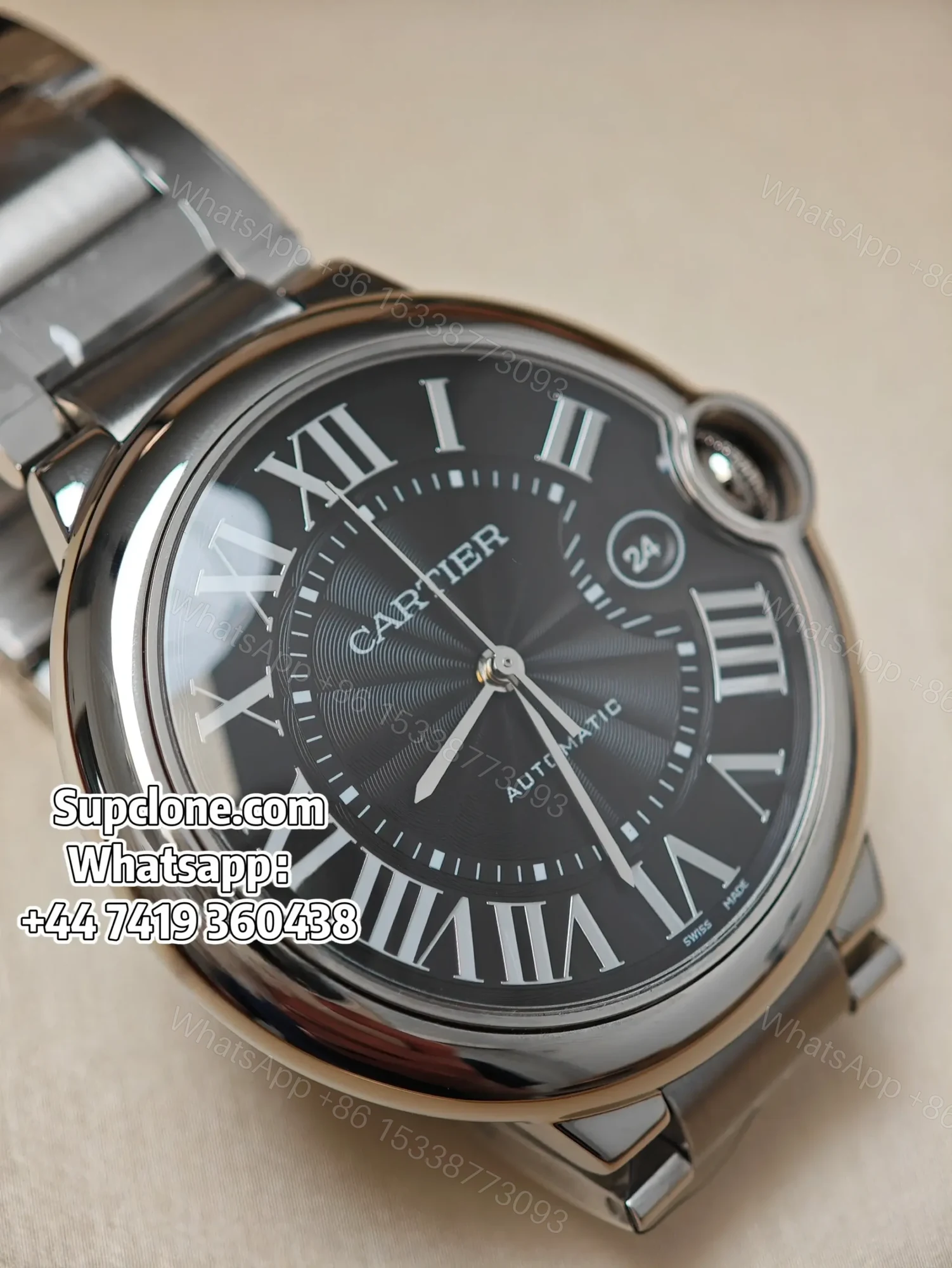 View 9 of Cartier Ballon Bleu WSBB0060 42mm Super Clone Grey Dial