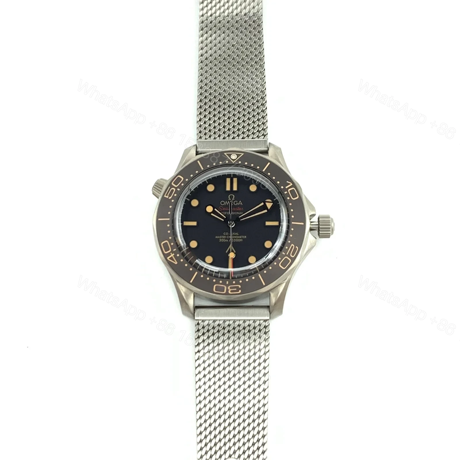 View 2 of Omega Seamaster Diver 300M Master Co-Axial 42 James Bond No Time to Die Bracelet 210.90.42.20.01.001