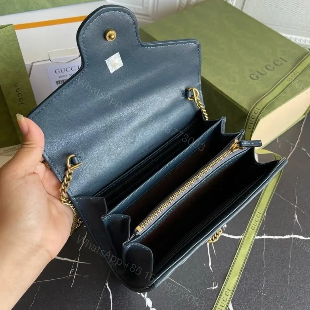 View 8 of Gucci Chain Wallet GG Marmont