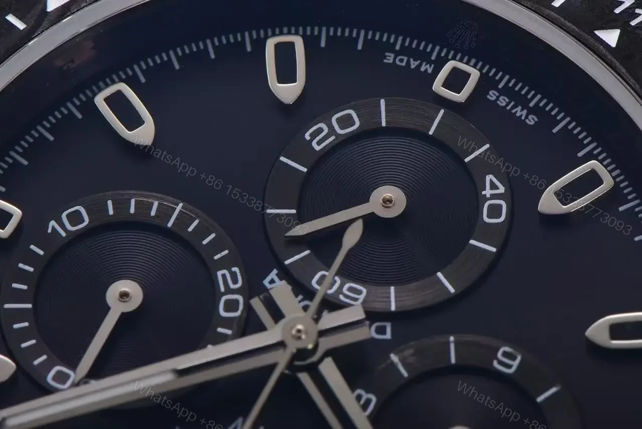 View 10 of Replica DiW Rolex Daytona Black & Gold Carbon