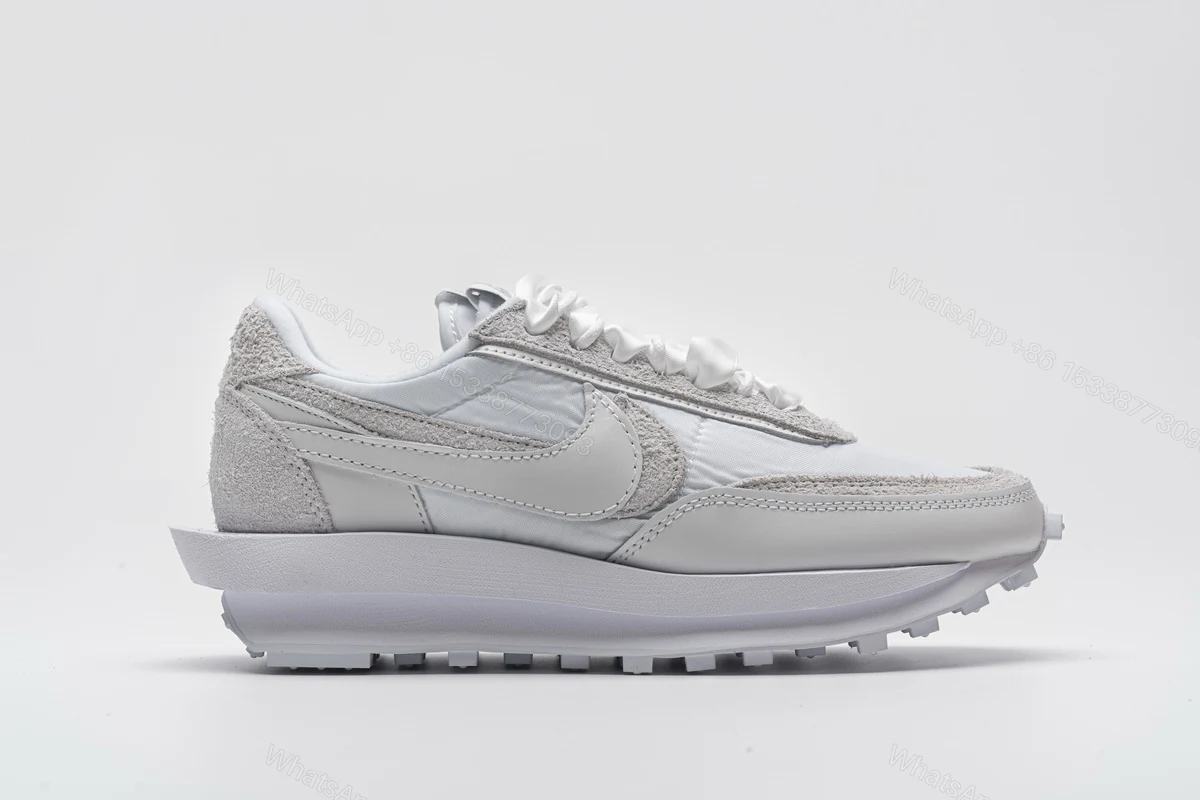View 2 of Nike Waffle LDWaffle Sacai White Nylon BV0073-101