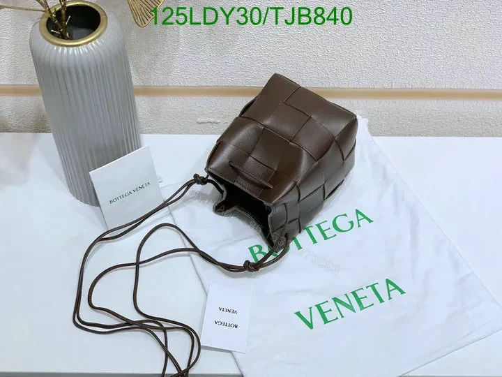 View 66 of Bottega Veneta Small Cross-Body Bucket Bag in Red BVF4722