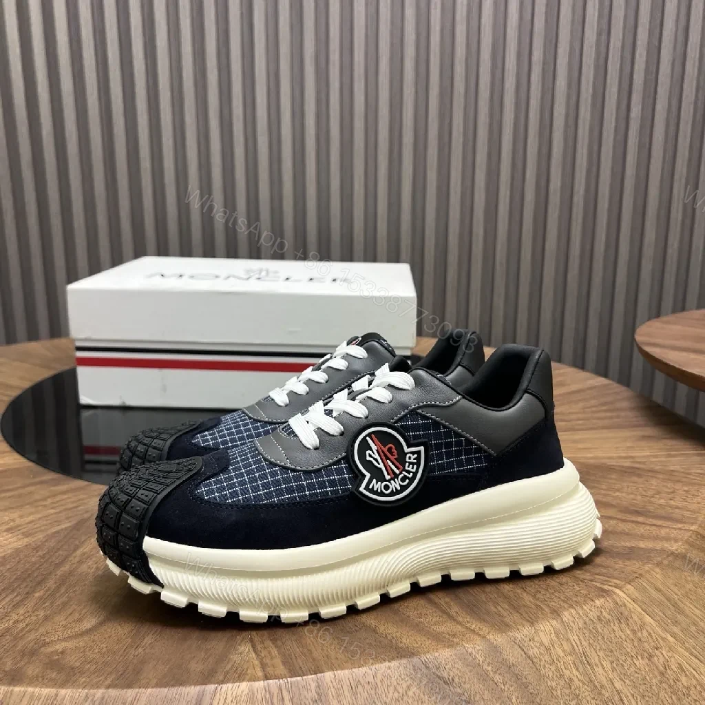 View 2 of Textured Moncler High-Top Sneaker: Luxe Everyday Comfort