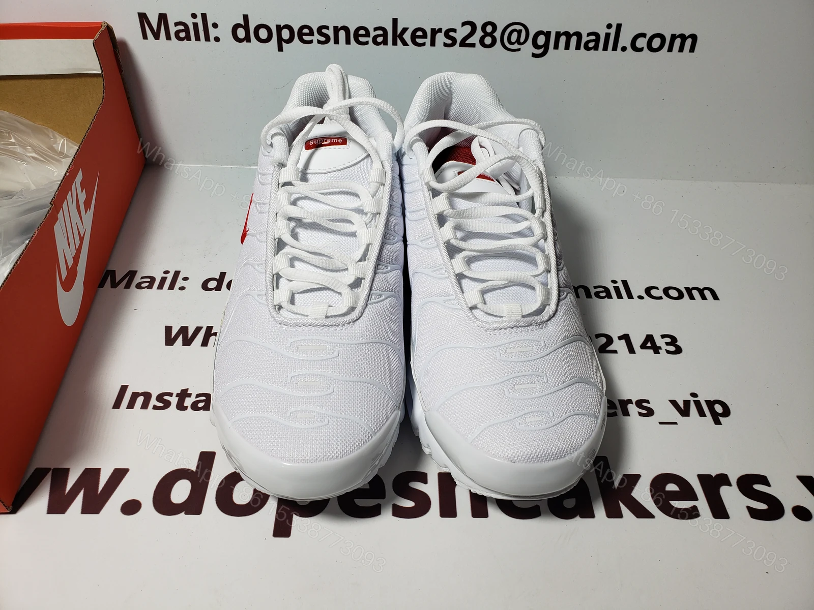 Nike Fake Air Max Plus Supreme White DA1472-100(TN) — view 2