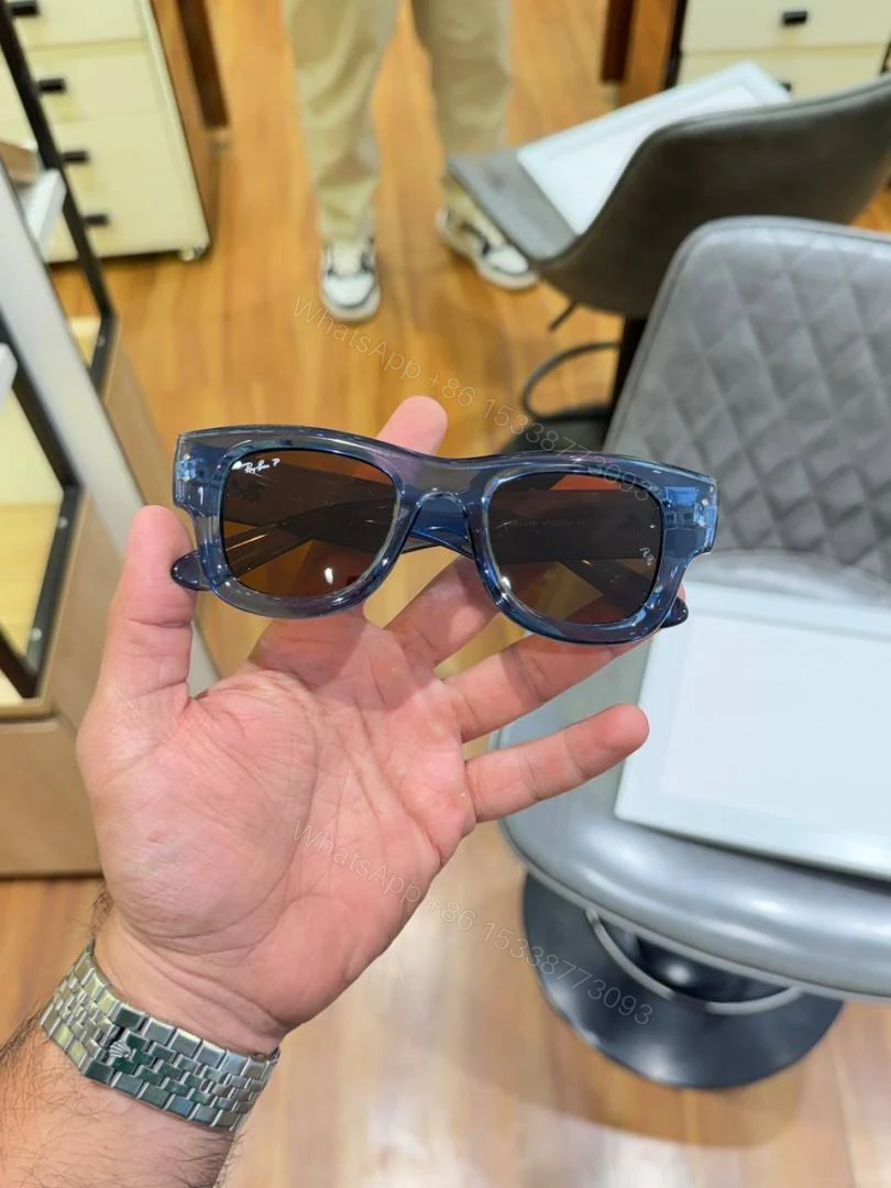 First Copy Ray-Ban 4940 Puffer Blue Brown Men’s Sunglasses — view 1