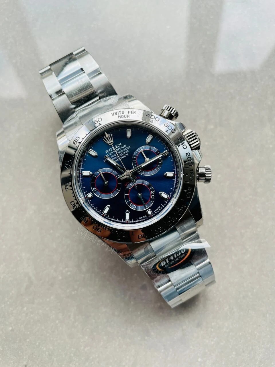 View 6 of BTF factory 1:1 Rolex Daytona 116509 Best Edition Blue Dial SA4130 V2