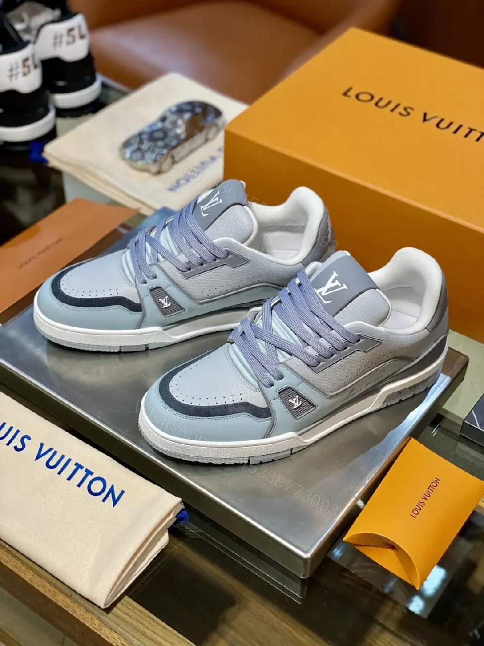 Texture-Forward Luxury Sneakers: Modern Comfort, Signature Detailing — view 1