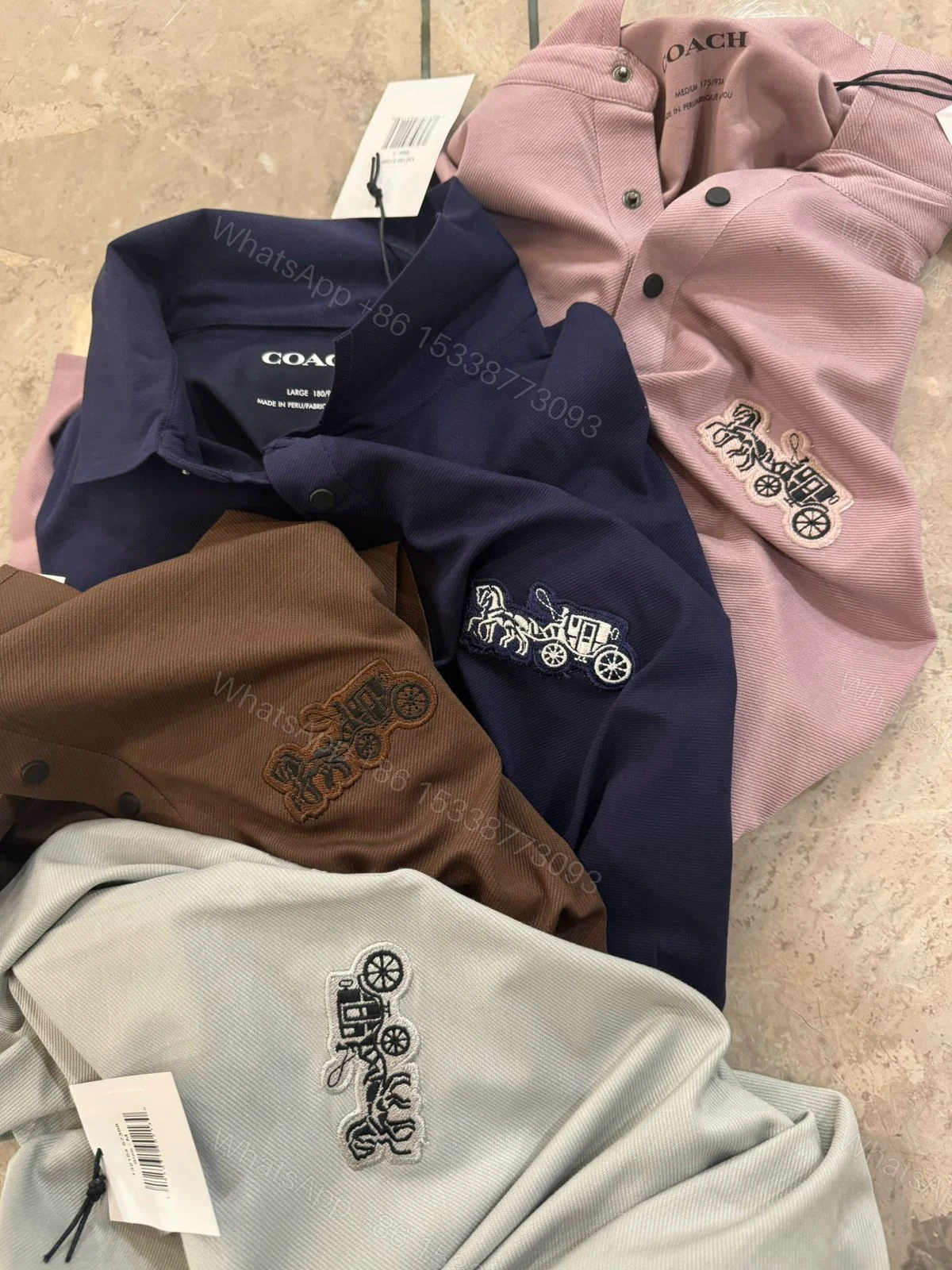 View 6 of First Copy Coach Imported Quality Polo T-Shirt for Men