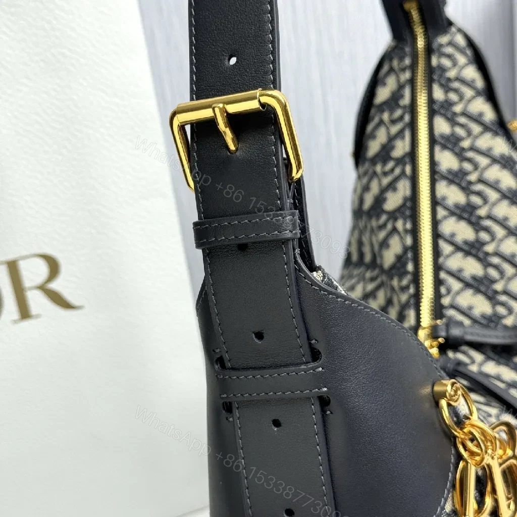 View 6 of Black + Jacquard + Structured Tote + Iconic Monogram Detail + Tote