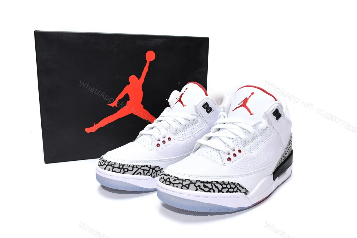 Air Jordan 3 Retro Free Throw Line White Cement 923096-101(2018) — view 2