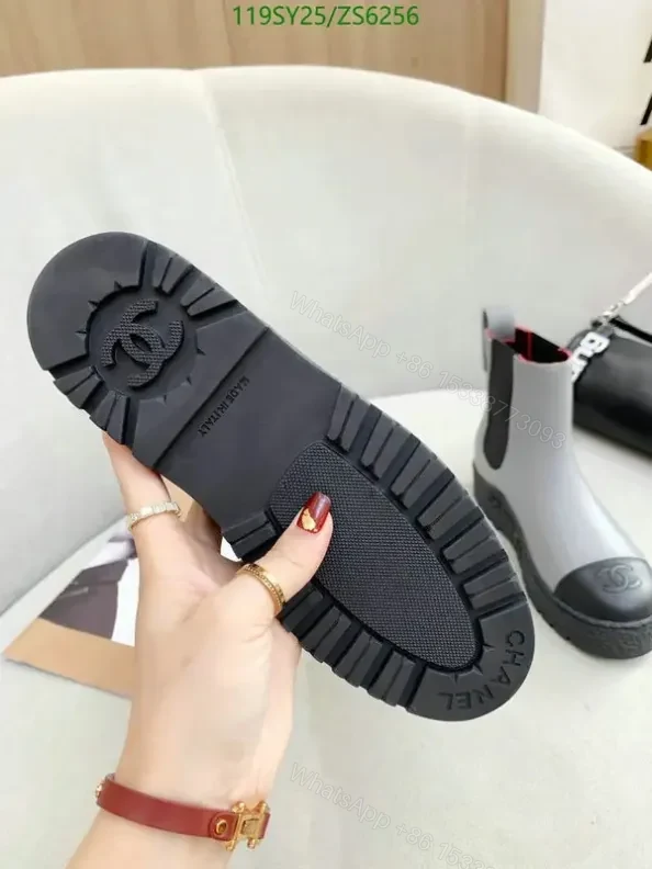 View 15 of Chanel Ankle Boots with Thick Sole VHB255