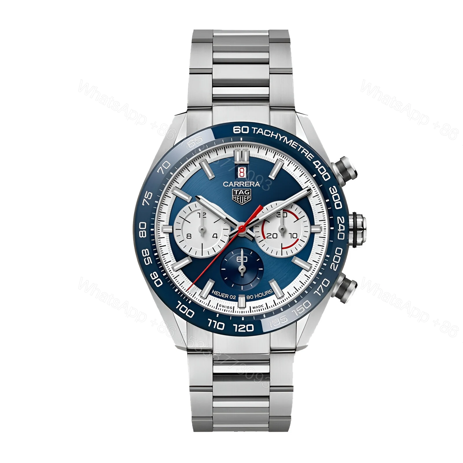 TAG Heuer Carrera Steel Blue Replica — view 1