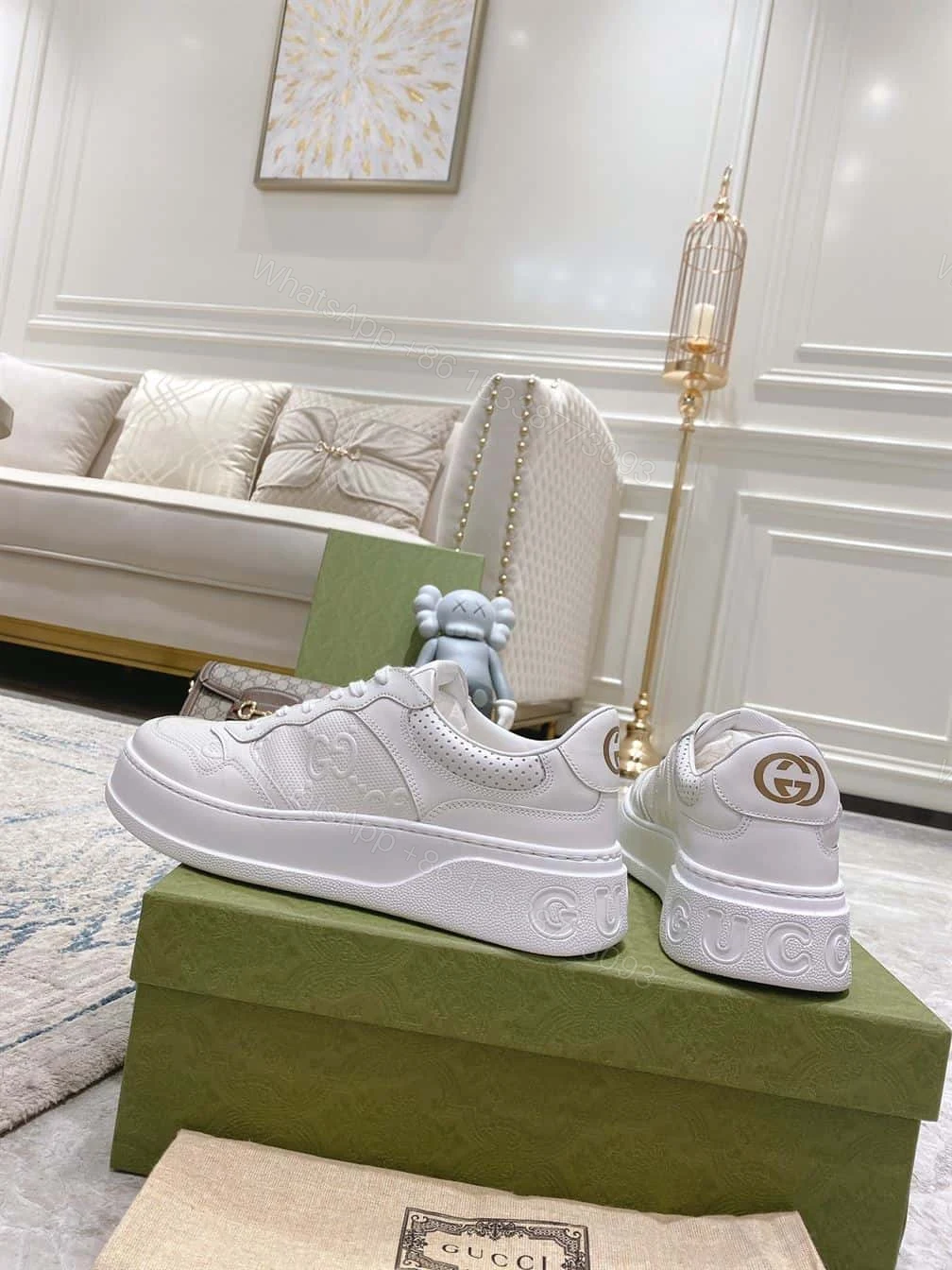 View 7 of Men’s GG embossed sneaker – GC083