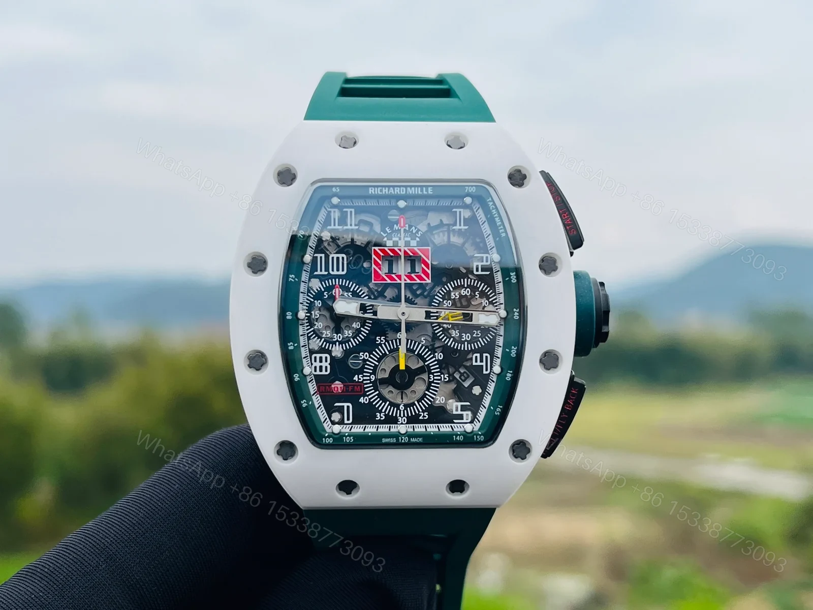 View 2 of Richard Mille RM011-FM Stainless Steel F1 Flyback Chronograph WatchRM011-FM-SS-004