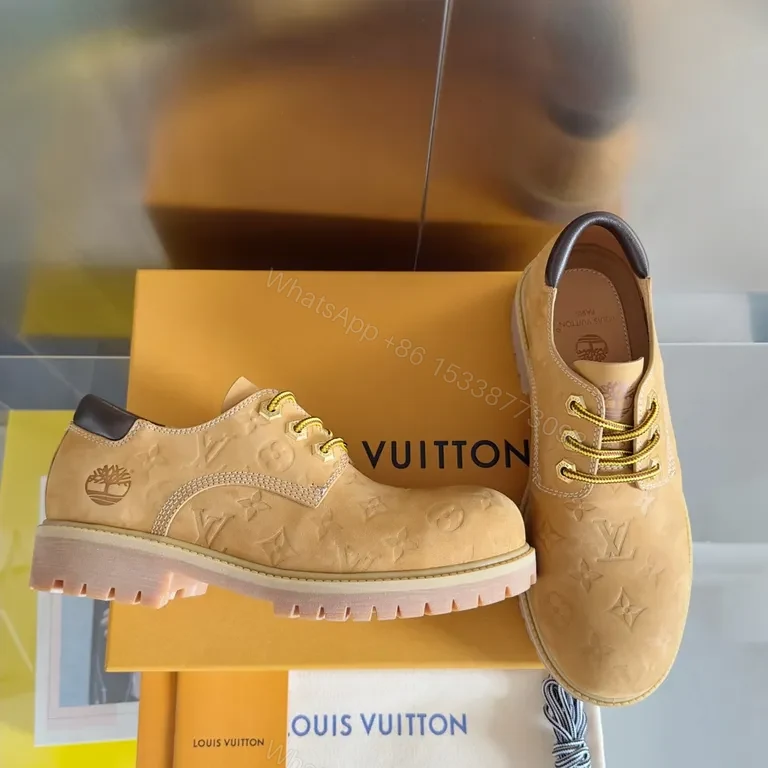 View 5 of Warm LV Monogram Leather High-Top Sneakers