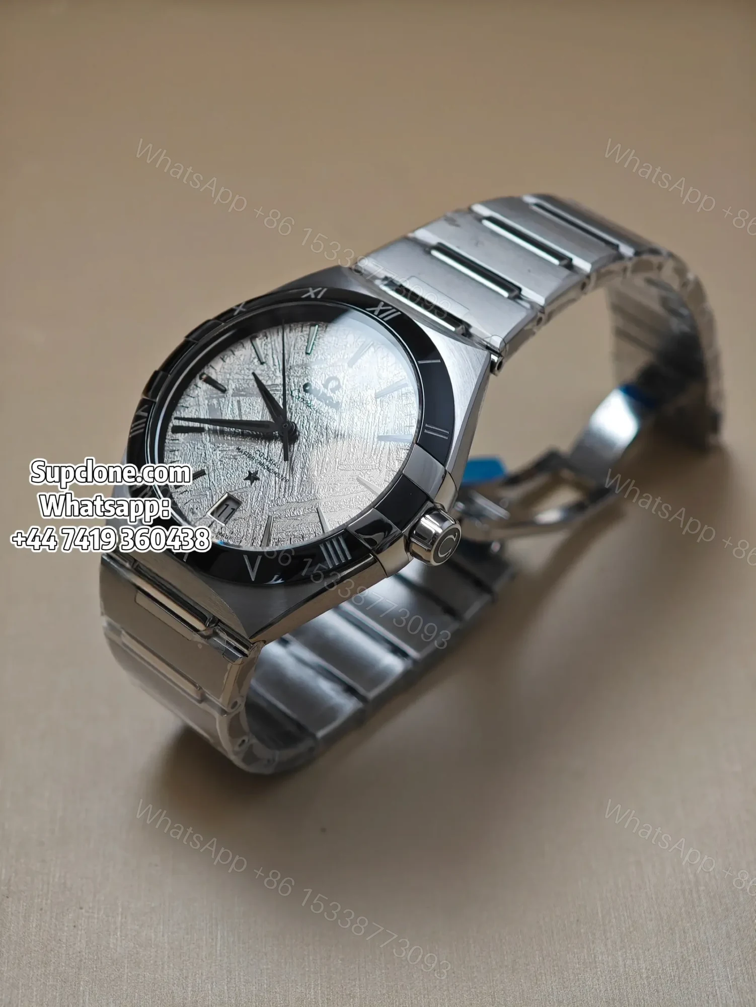 View 3 of Omega Constellation 131.30.41.21.99.001 41mm Super Clone Meteorite Dial
