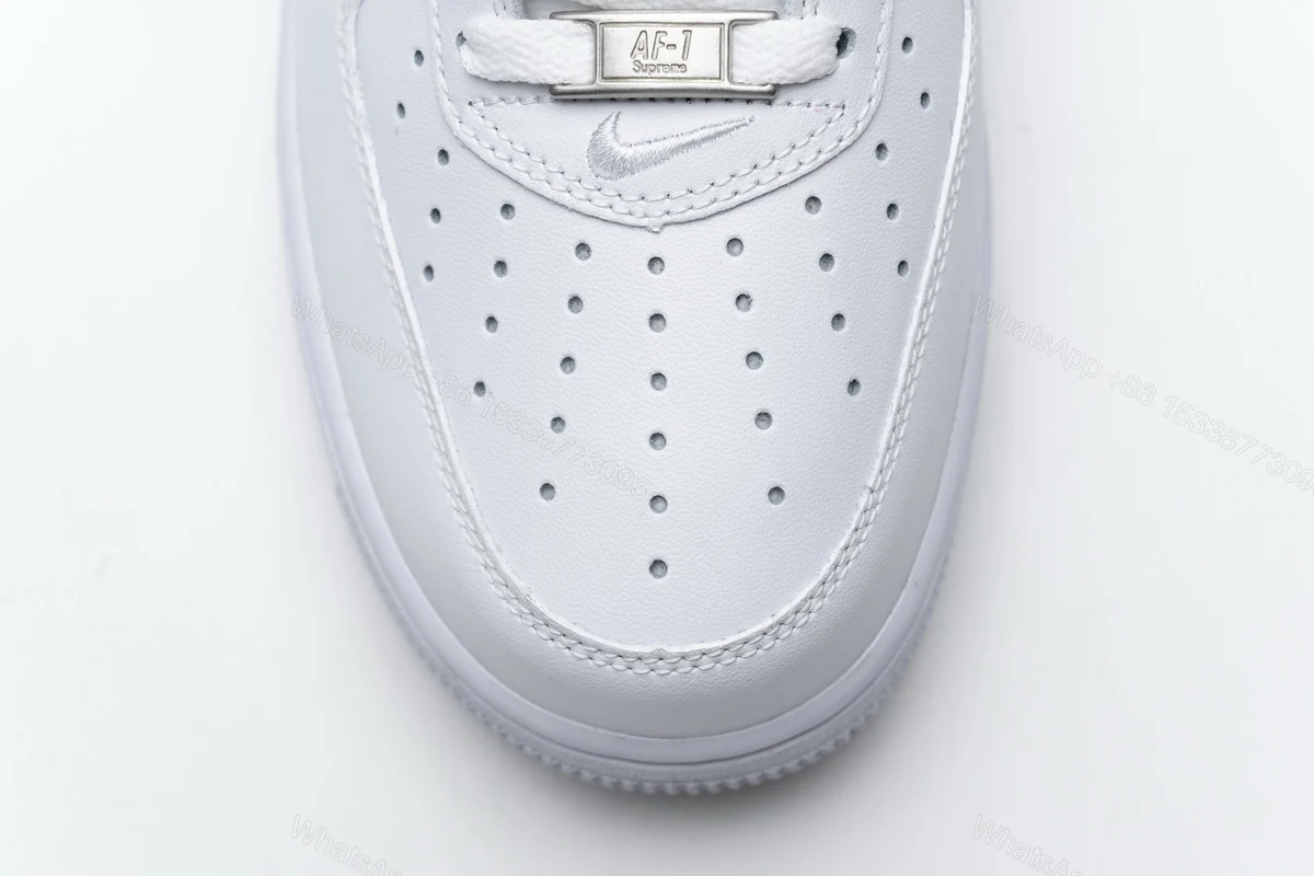 View 9 of Supreme x Air Force 1 Low White CU9225-100