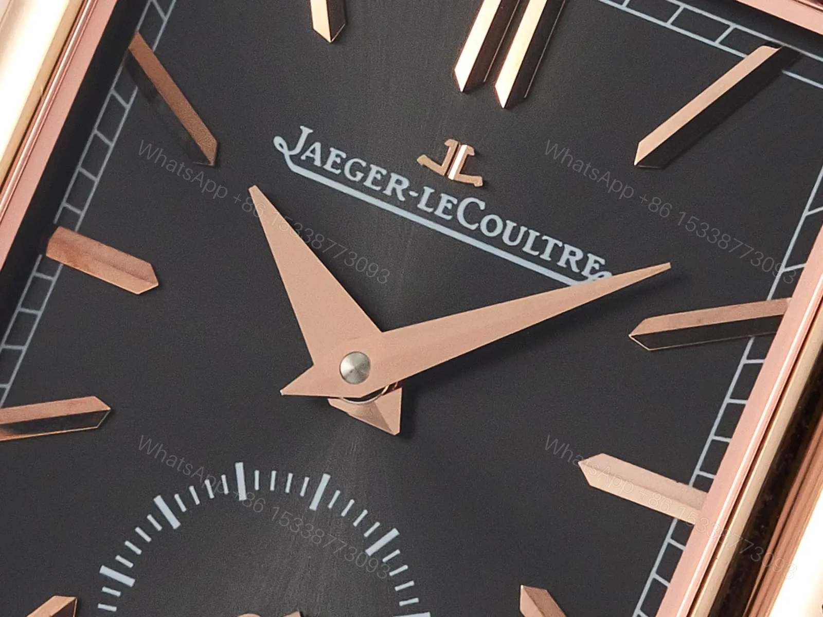 View 9 of Reverso Tribute Duoface Small Seconds RG MGF Best Edition Black Dial on Red Leather Strap A854A