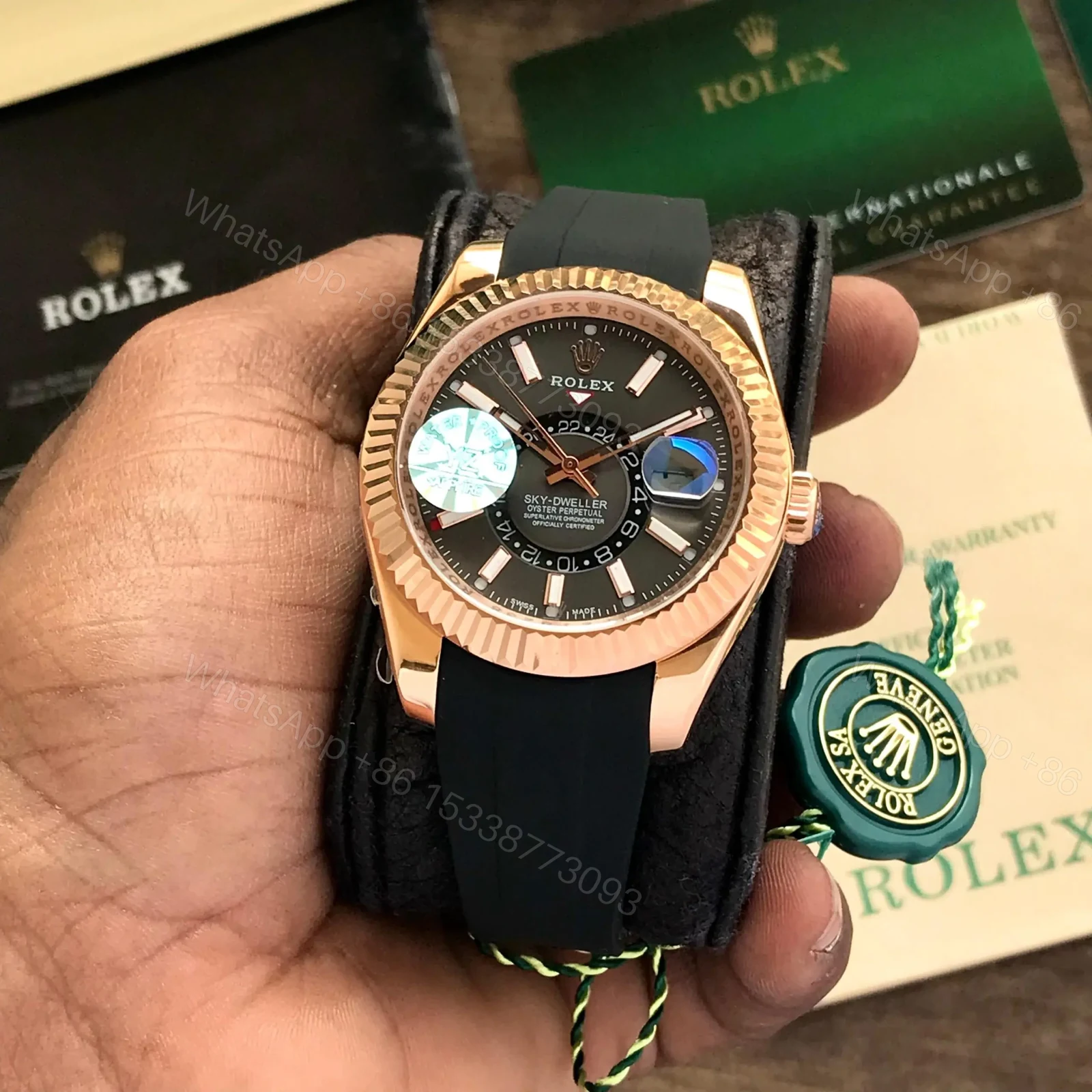 Rolex Sky Dweller Rose Gold — view 1