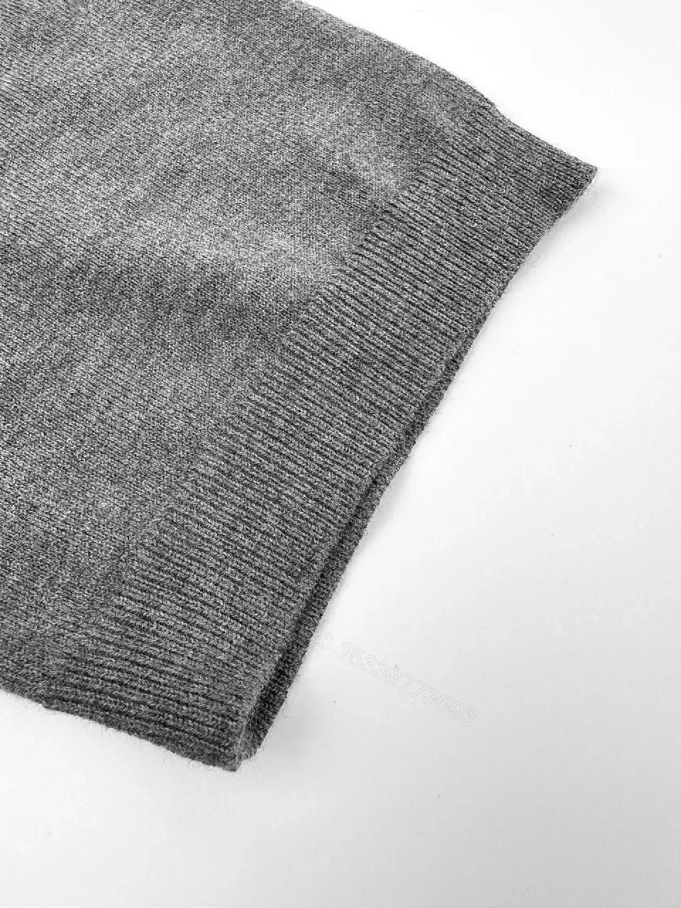 View 10 of Grey Mélange Knit Tee — Subtle Trim, Modern Comfort, Premium Casual