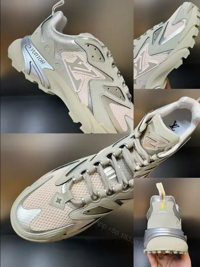 View 3 of LOUIS VUITTON RUNNER TATIC SNEAKER IN BEIGE – LSVT349