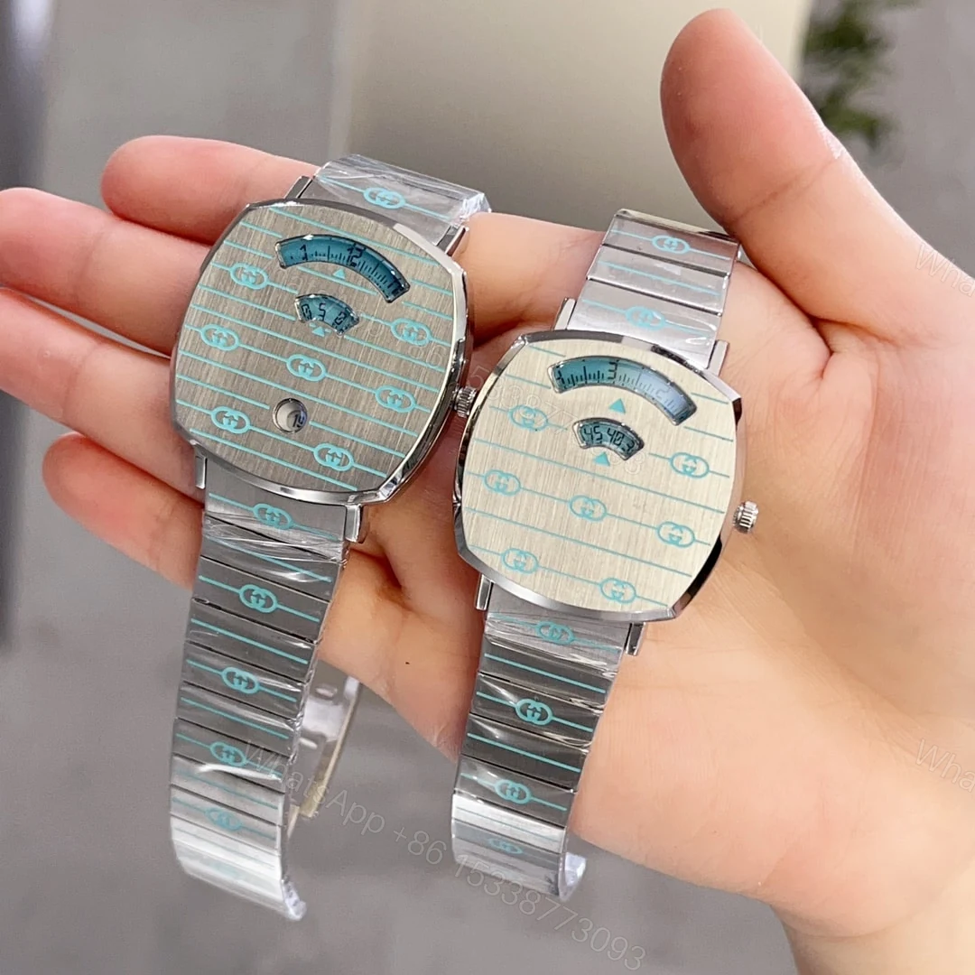 View 2 of Gucci Grip Watch Blue Enamel 38Mm