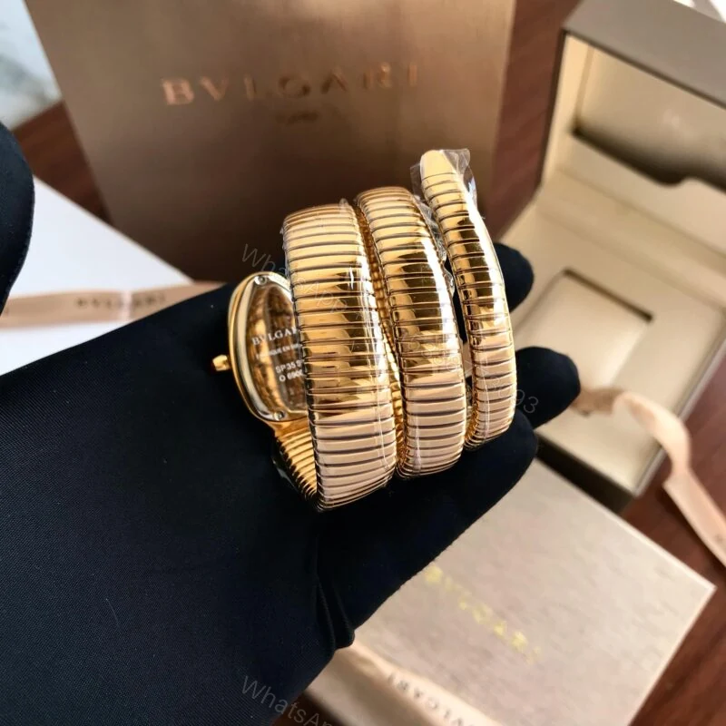 View 3 of Bvlgari Serpenti Spiga Gold 35mm Quartz