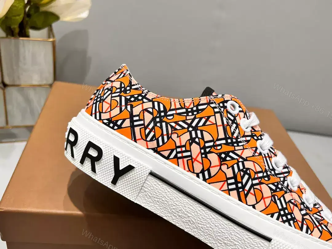 View 7 of BURBERRY CHECK COTTON SNEAKERS – BBR129