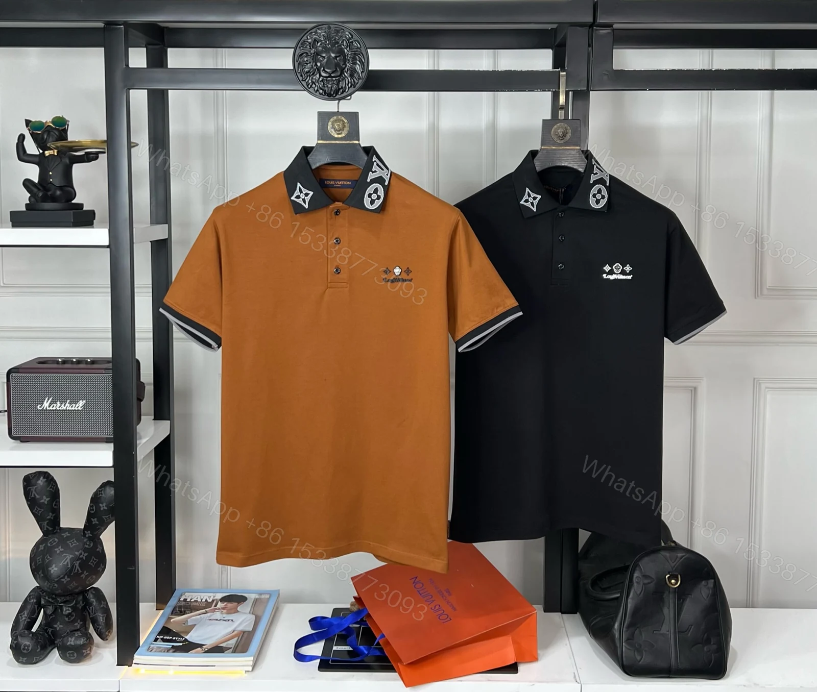 View 3 of FIRST COPY LOUIS VUITTON LYCRA POLO TSHIRTS