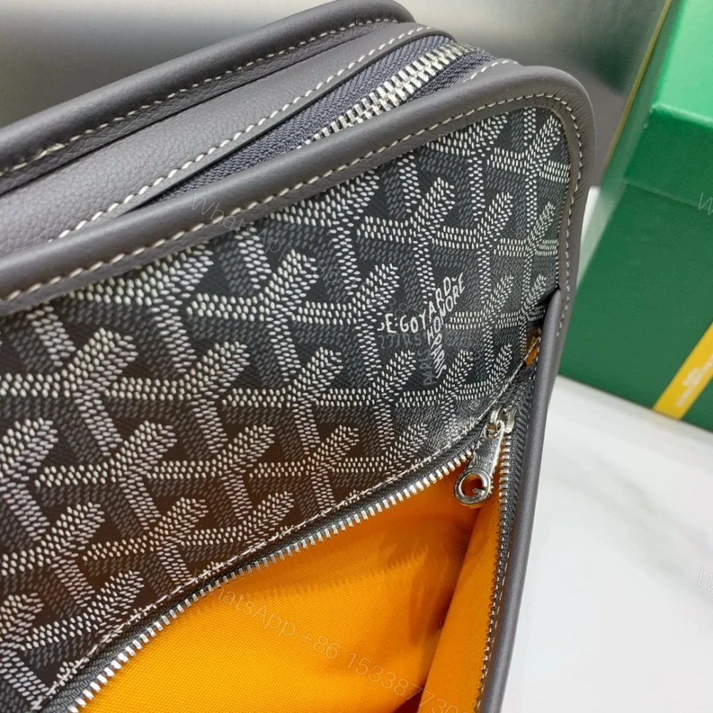 View 5 of 高仿Goyard*JOUVEM4多功能洗漱手拿包灰色大號免檢版