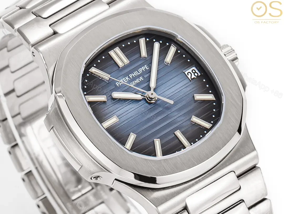 View 4 of Patek Philippe Steel King Blue Nautilus Watch