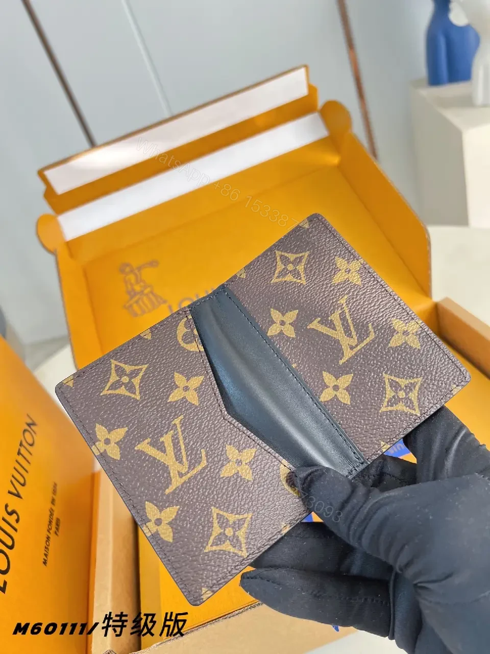 View 2 of Monogram Canvas Slim Wallet — Luxury Bi-Fold, Everyday Confidence