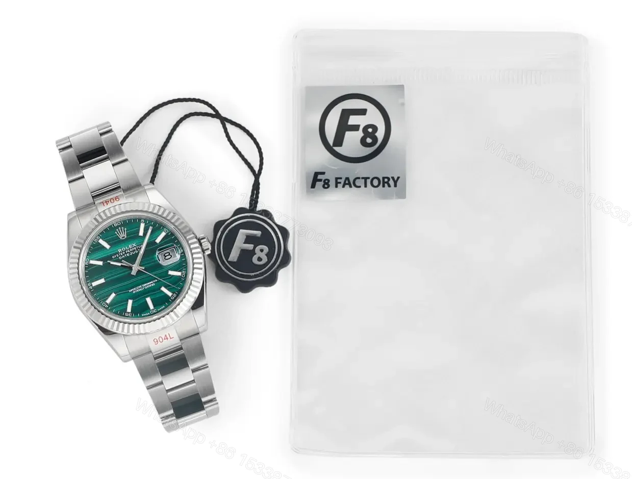 View 6 of C+ Factory Clean Factory – Rolex Custom Datejust 41 Green Malachite – Rolex Custom Datejust 41 Tiger’s Eye Dial – Rolex Custom Datejust 41 Goldstone Dial – Rolex Custom Datejust 41 Meteorite Dial