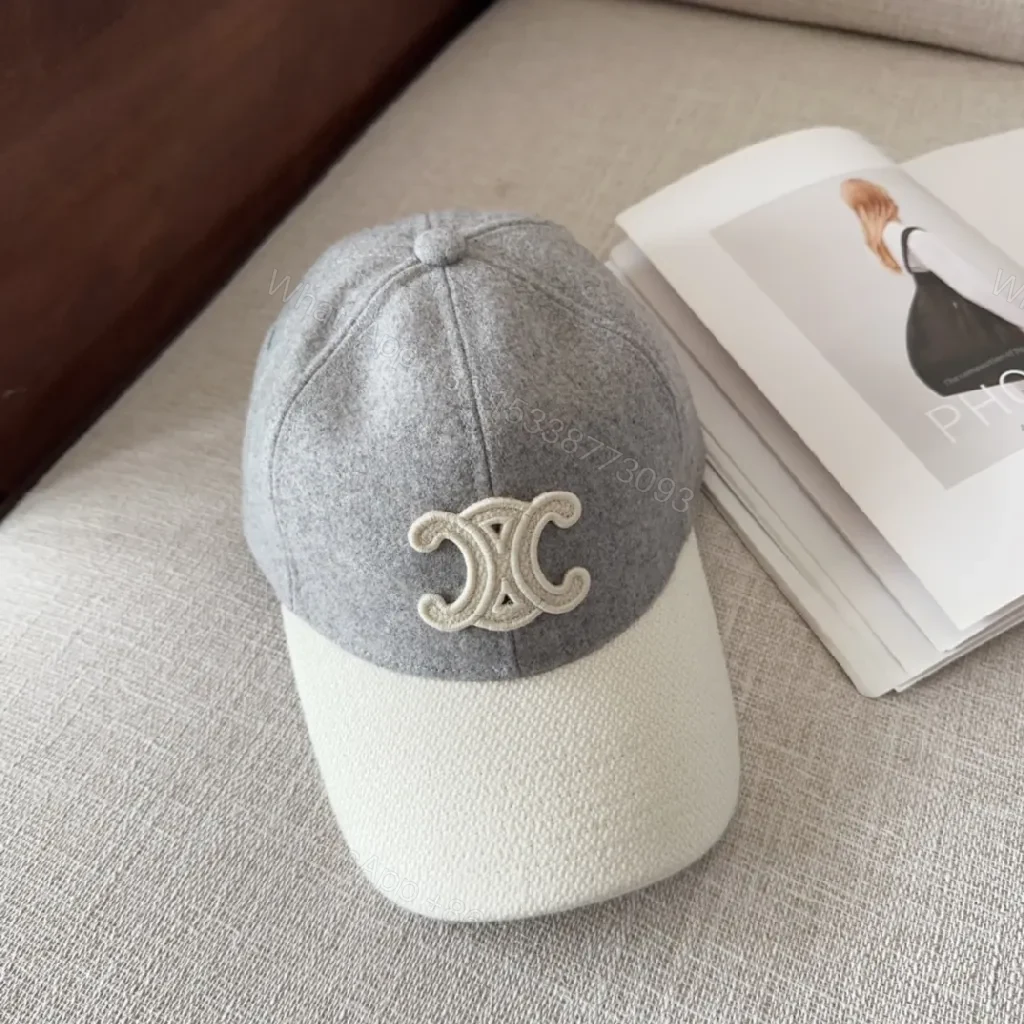 View 2 of Refined Two-Tone Cap: Texture, Comfort, Everyday Style
