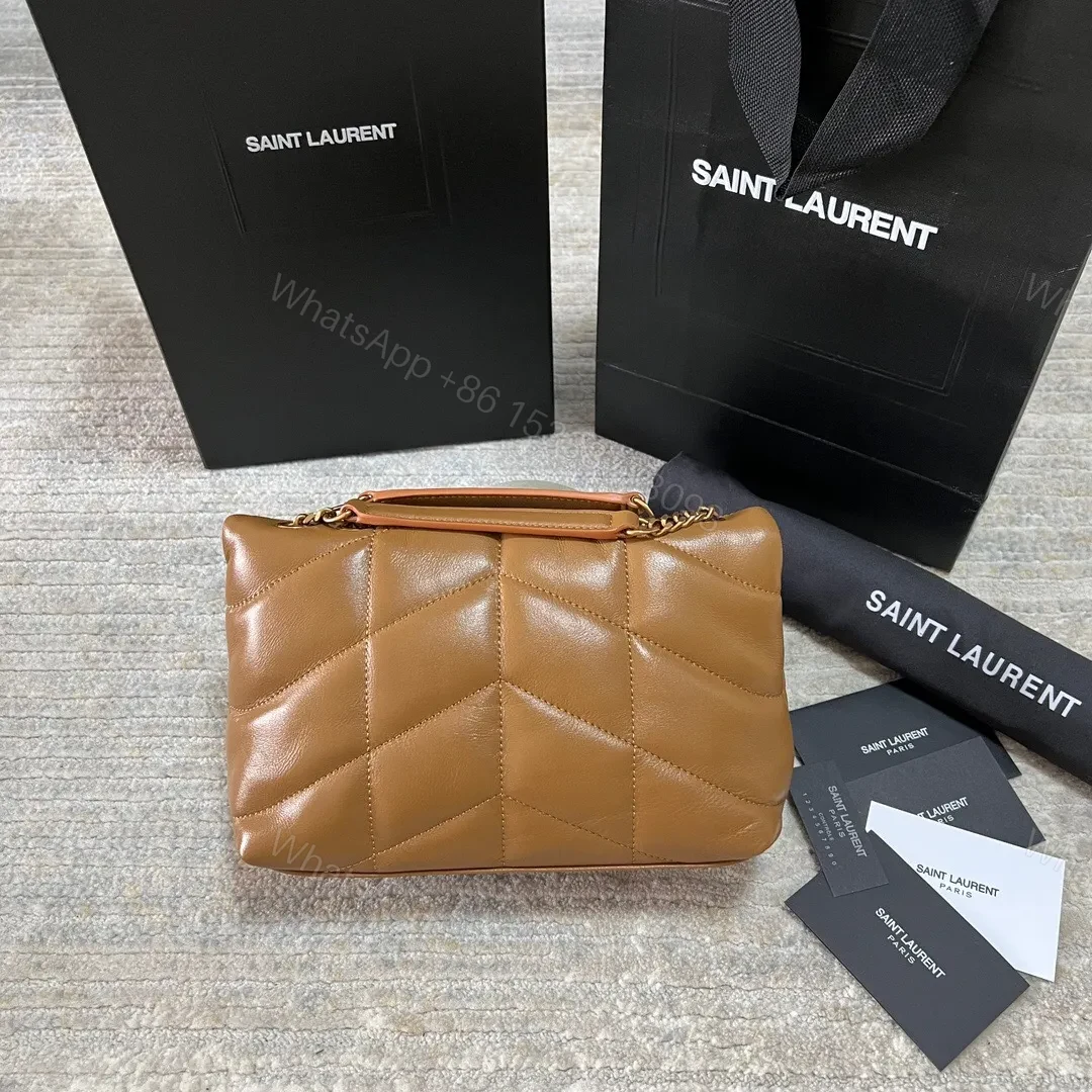 View 6 of SAINT LAURENT LOULOU TOY PUFFER In Lambskin