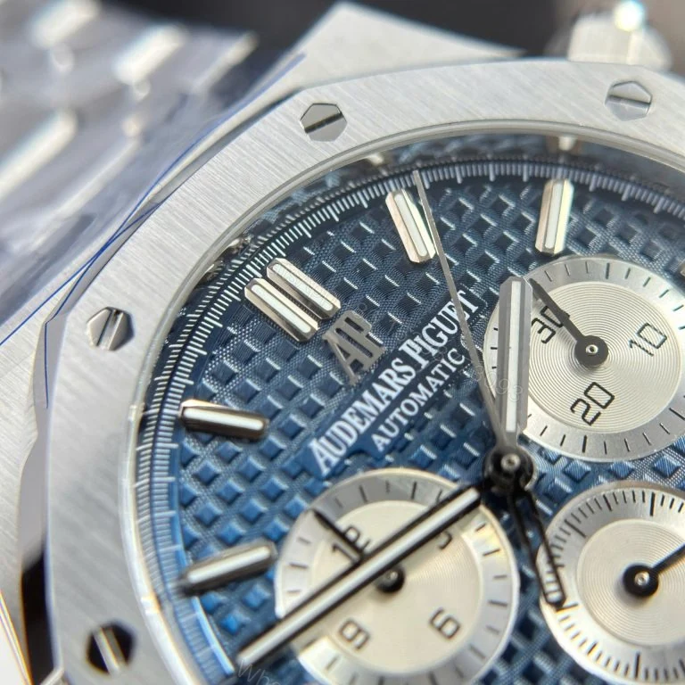 View 5 of Audemars Piguet Royal Oak 26331 Super Clone Chronograph Blue Dial