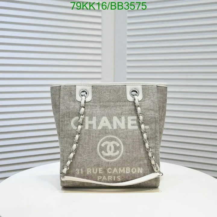 View 20 of Chanel Deauville Chain Black Tote Bag QL854 – Trendy and Functional