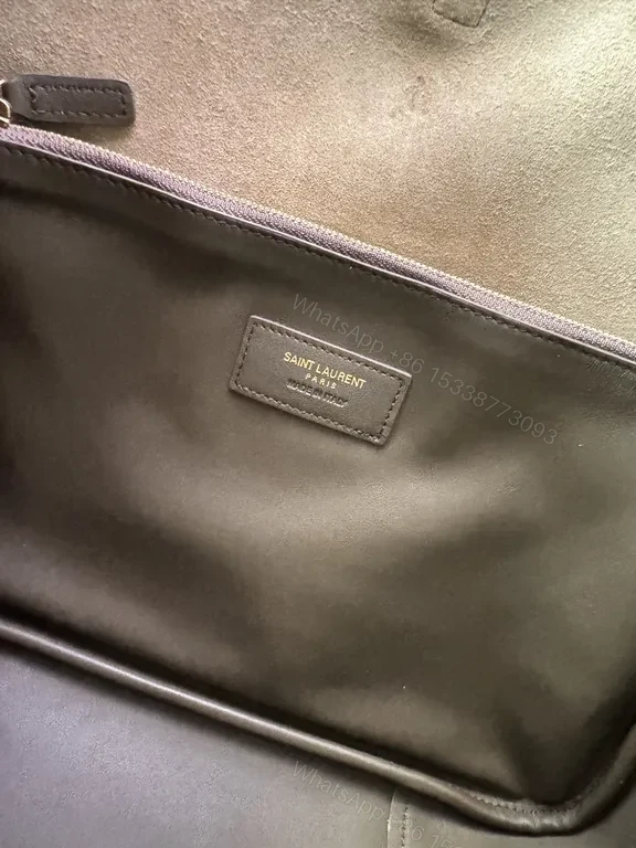 View 8 of Soft Beige Suede Tote: Structured Luxury Everyday Bag