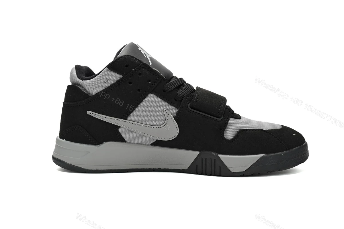 View 5 of Travis Scott x Jordan Cut The Check Nice Kicks Black Charcoal FZ8117-481