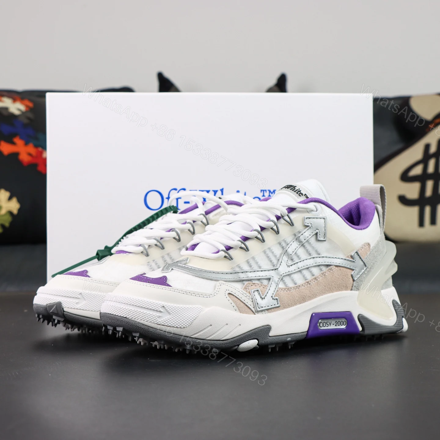 Off White ODSY 1000 White Purple — view 1