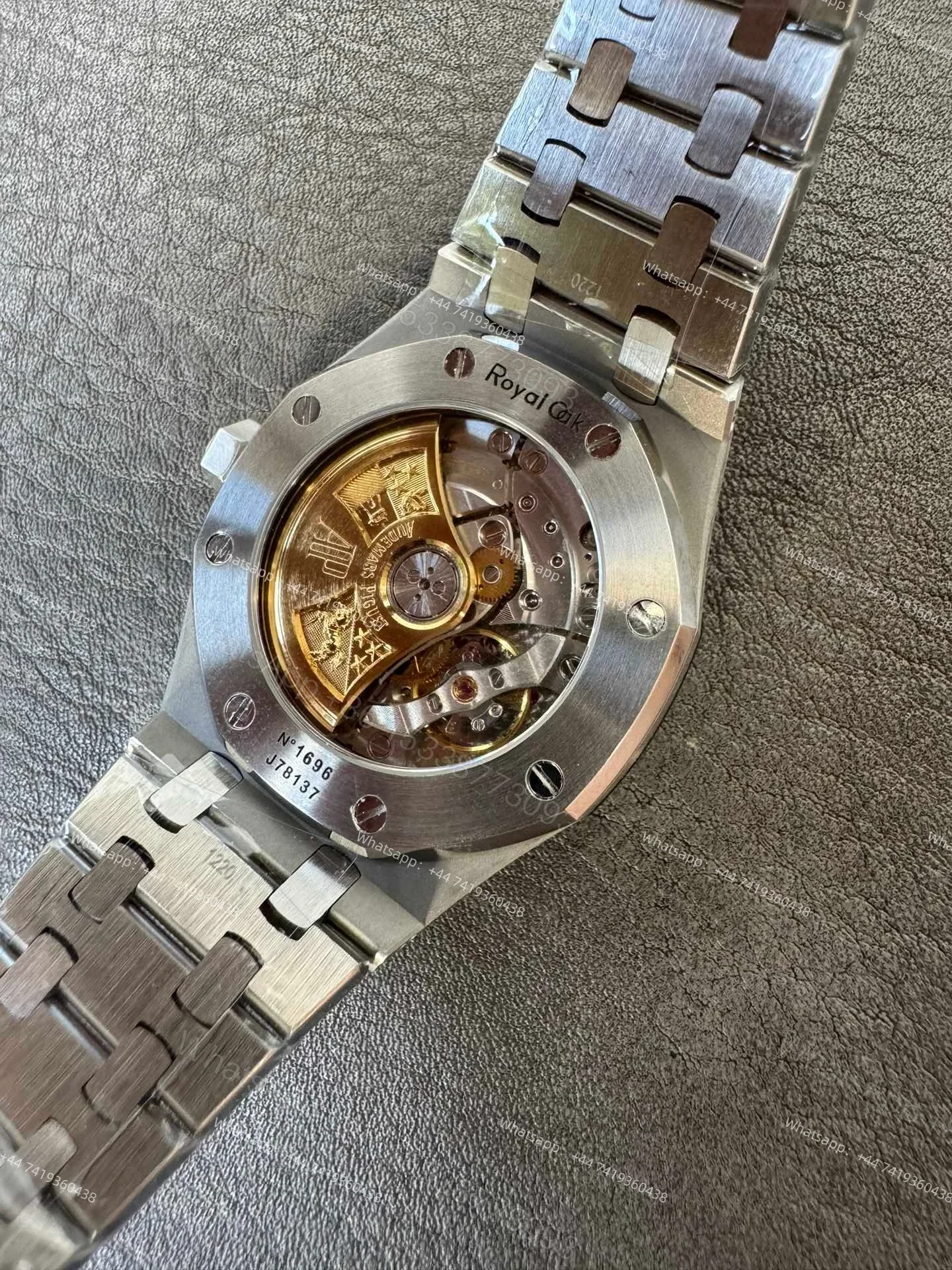 View 10 of Audemars Piguet Super Clone Royal Oak 15451ST Diamond-Set Bezel Black Dial 37MM