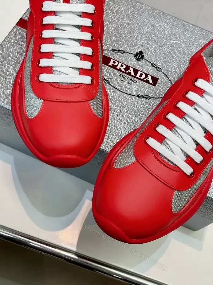 View 5 of PRADA AMERICA’S CUP SOFT RUBBER AND BIKE FABRIC SNEAKERS – PRD005