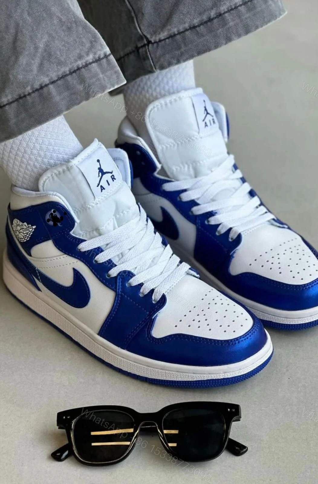 View 6 of First Copy Air Jordan 1 Mid Royal