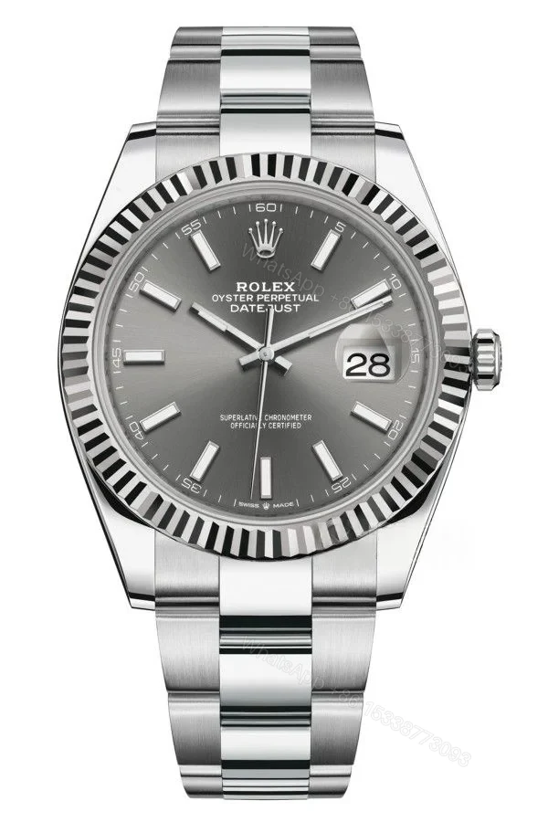 Rolex Datejust M126334-0013 1:1 Replica Gray Dial Oyster 41MM 3235 Movement Super Clone Watch — view 1